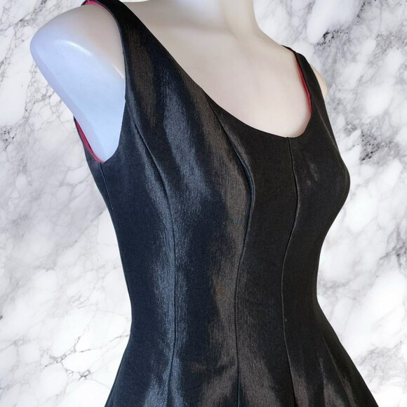 VTG Betsy & Adam Classic A-line Cocktail Dress in Black - Picture 4 of 12